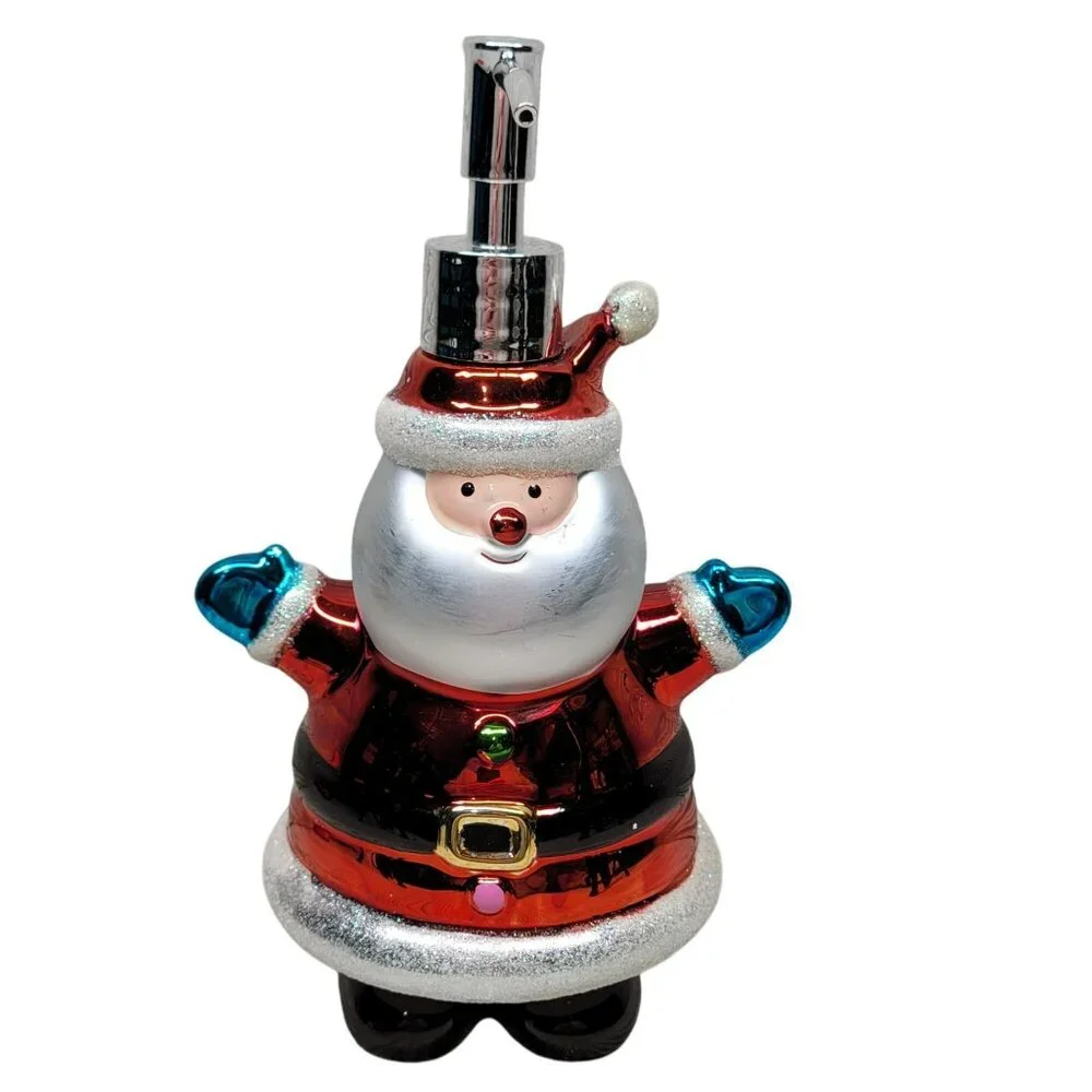 Santa Claus Shaped Soap Pump Dispenser Christmas Bathroom Kitchen‎ Target 2006
